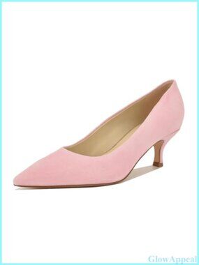 Suede Pointy Toe Slip-On Dress Pumps Tapered Heel